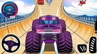Monster Truck Mega Stunt Race – Extreme 4x4 Car Jumping & Ramp Challenge Long Video