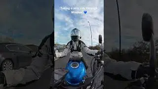Solo rides are good for the soul 💙 #beginnerbiker #hondacl500 #bikergirl #womenbiker #ladybiker