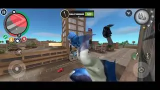 Rope hero vice City gameplay | investible rope  hero with Robot