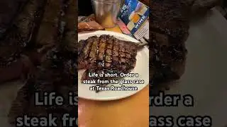 24 Oz Bone In Ribeye From Texas Roadhouse #goodeats #ribeyesteak #texasroadhouse