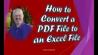 Using Power Query to Convert a PDF File