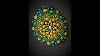 Mandala-Steine bemalen, Mandala-Dot Painting.
