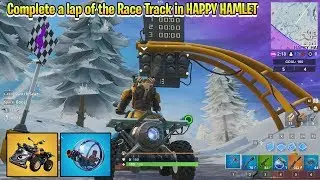* Complete a lap of the Race Track in HAPPY HAMLET * GUIDE | FORTNITE