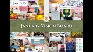 January + 2026 Vision Board