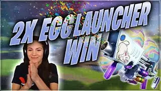 ALEXIA AND ASIVRS WIN W/ 2X EGG LAUNCHERS | Fortnite Battle Royale