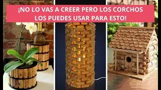 Mira éstas bellas artesanías hechas con corchos para decorar tu hogar