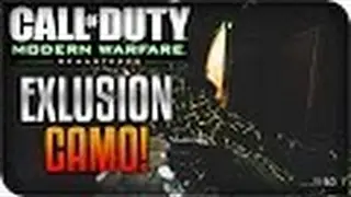 MW Remastered: EXCLUSION ZONE CAMO GAMEPLAY! (Secret Final Camo)