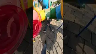 Parkour vs moneyheist playground most viral video😰😨😱???#foryou #funny #fun #viral #parkour