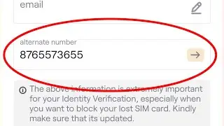 How To Change & Delete Alternate number in Vodafone & Idea Vi Sim || Vi App