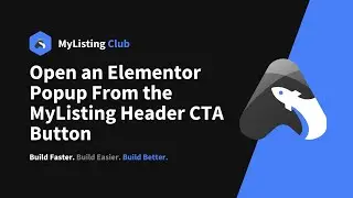 MyListing Tutorial: Open an Elementor Popup From the MyListing Header CTA Button