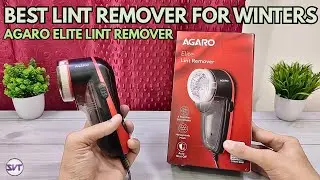 AGARO Elite Lint Remover | Unboxing, Review & Live Test | 9000RPM & 6 Blades | Best For Winters