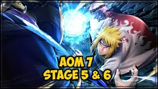 AOM 7 - Stage 5 & 6 Boss Battle Gameplay | Naruto X Boruto Ninja Voltage