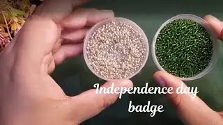 Beautiful Independence day badge making ideas|14th August @creative_fatima #viralvideo