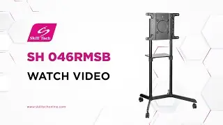 SH 046RMSB Rotating Mobile Stand For Interactive Display TV Stand