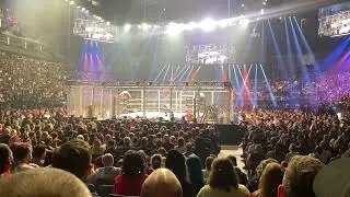 Ospreay & Omega both jump outside ring in steel cage