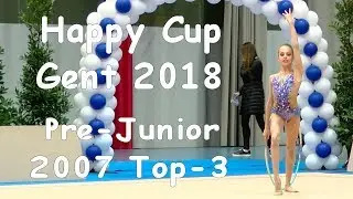 Happy Cup Gent 2018 - Pre-Junior 2007 Top-3