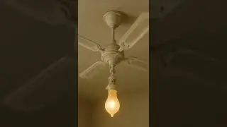 ceiling fan spinning. #youtubeshorts #fan #wobling #fyp #ceilingfan