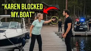 HOA KAREN BLOCKED MY BOAT ACCESS &mdash; Police and Helicopter Arrived at the Dock