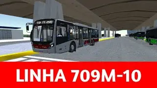 LINHAS DE ÔNIBUS PBS #1 709M-10 TERM.SANTO AMARO / TERM.PINHEIROS PROTON BUS SIMULATOR