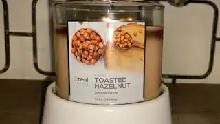 BlG LOTS HAS 3-WICK CANDLES‼️😍😍TOASTED HAZELNUT CANDLE REVIEW
