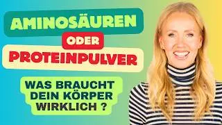 Proteinpulver❓Warum Aminosäuren die bessere Wahl sind ab 35❗️Bausteine von Hormonen & Schleimhäuten