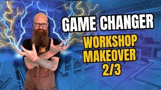 This Rotating Workbench Has a Built In Slab Flattener & Router Table - Workshop Makeover Series 2/3