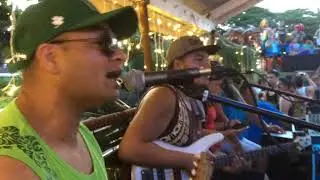 2pouz Fynist,  Live 2017 New Year Party Bus Jam In Rarotonga.