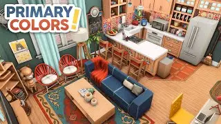 Primary Colors Apartment // The Sims 4 Speed Build: Apartment Renovation