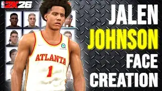 The BEST Jalen Johnson Face Creation In NBA 2K26!