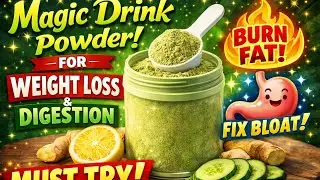 రోజూ ఈ డ్రింక్ తాగితే పొట్ట కొవ్వు మాయం! 🤯 Magic Drink Powder | Weight Loss & Digestion 