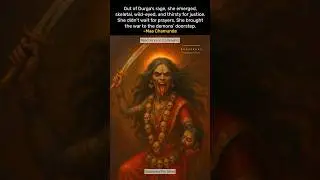 Maa Chamunda :Shakti in Her Fiercest Form #chamunda #chamundamaa #maakali #shorts #youtubeshorts