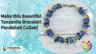 Tanzanite Chip Bead Bracelet   Pandahall Collab!