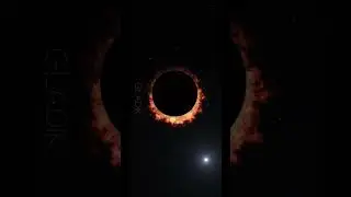 Solar eclipse animation 🌒 #cosmos #space #universe #planet #eclipse #sun #solar #animation