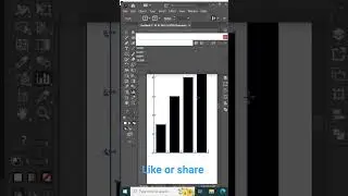 Column Graph Tool #using #illustrator # Shorts