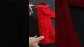 Simple frock sweater design for baby girl/ knittng frock , woolen frock design for baby girl #shorts