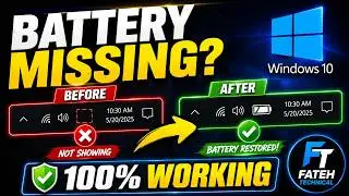 How to Restore a Missing Battery Icon on Windows 10&rsquo;s Taskbar