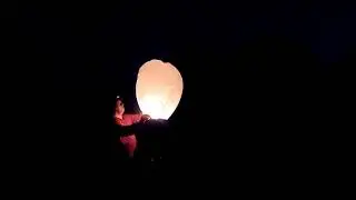 Sending a Letter to Santa with a Sky Lantern  Writing a Letter to Santa Claus