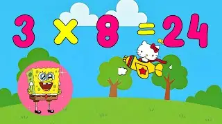 3 Timestable Song for Kids | Learn Multiplication with Music | Numbers Song | Kidzstation