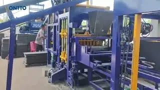 QT6-15 fully automatic concrete block making machine for paver bricks or color paver bricks 