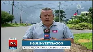 Realizan peritajes a bus accidentado en Vara Blanca