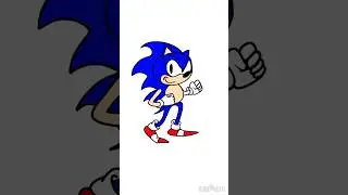 How to draw sonic