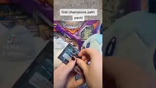[ASMR] Pokemon Champions Path Booster Pack Opening -  No music, No talking #Shorts