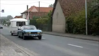 Vintage French car Rally, Route des Vacances