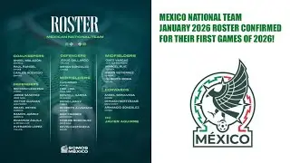 Mexico National Team January 2026 Roster Confirmed - Analysis & Reactions