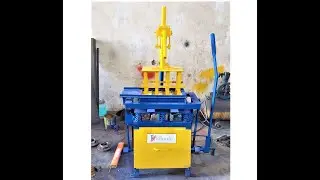 Manual Fly Ash Bricks Machine, Hand operated brick making machine