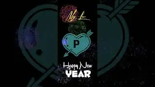 Happy new year Name Art Video Status #shorts