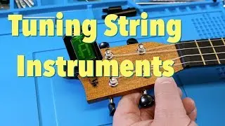 Easy Guitar Tuner - Ukulele Tuner - Bass Tuner - Violin Tuner Example (4K)
