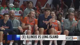 Illinois basketball rolls past Long Island