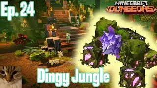 Dingy Jungle, Minecraft Dungeons, Ep 24!!! (Jungle Awakening DLC)