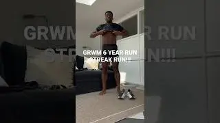 getting ready for my 6 year run streak run! Run streak day 2191